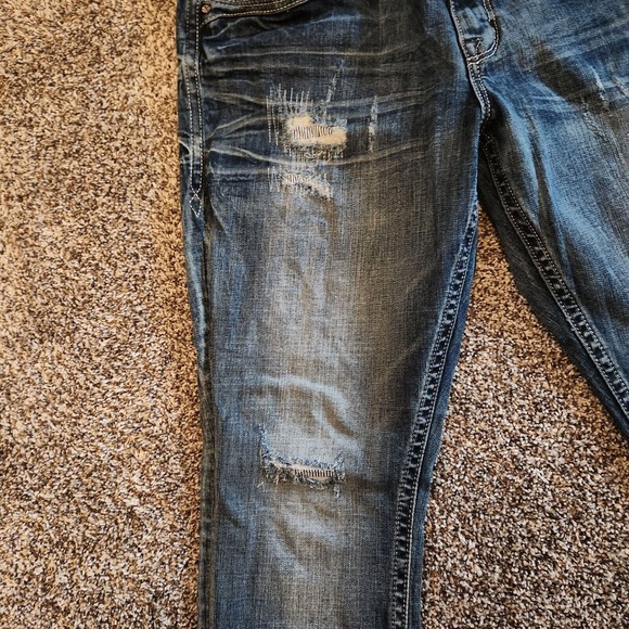 ROCK REVIVAL Women's Adaliz Easy Boot Cut Jeans Rhinestones Plus Size 36 x 30 - Picture 8 of 13